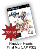 Kingdom Hearts: Final Mix - Japanese PS2 ONLY