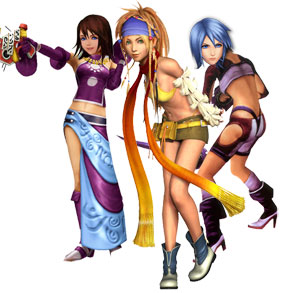 Kairi, Rikku, Aqua